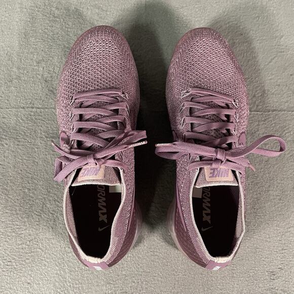 Nike Air Vapormax Flyknit Women Sz 8.5 Purple Running Shoes 849557-500 Sneakers - Picture 5 of 7